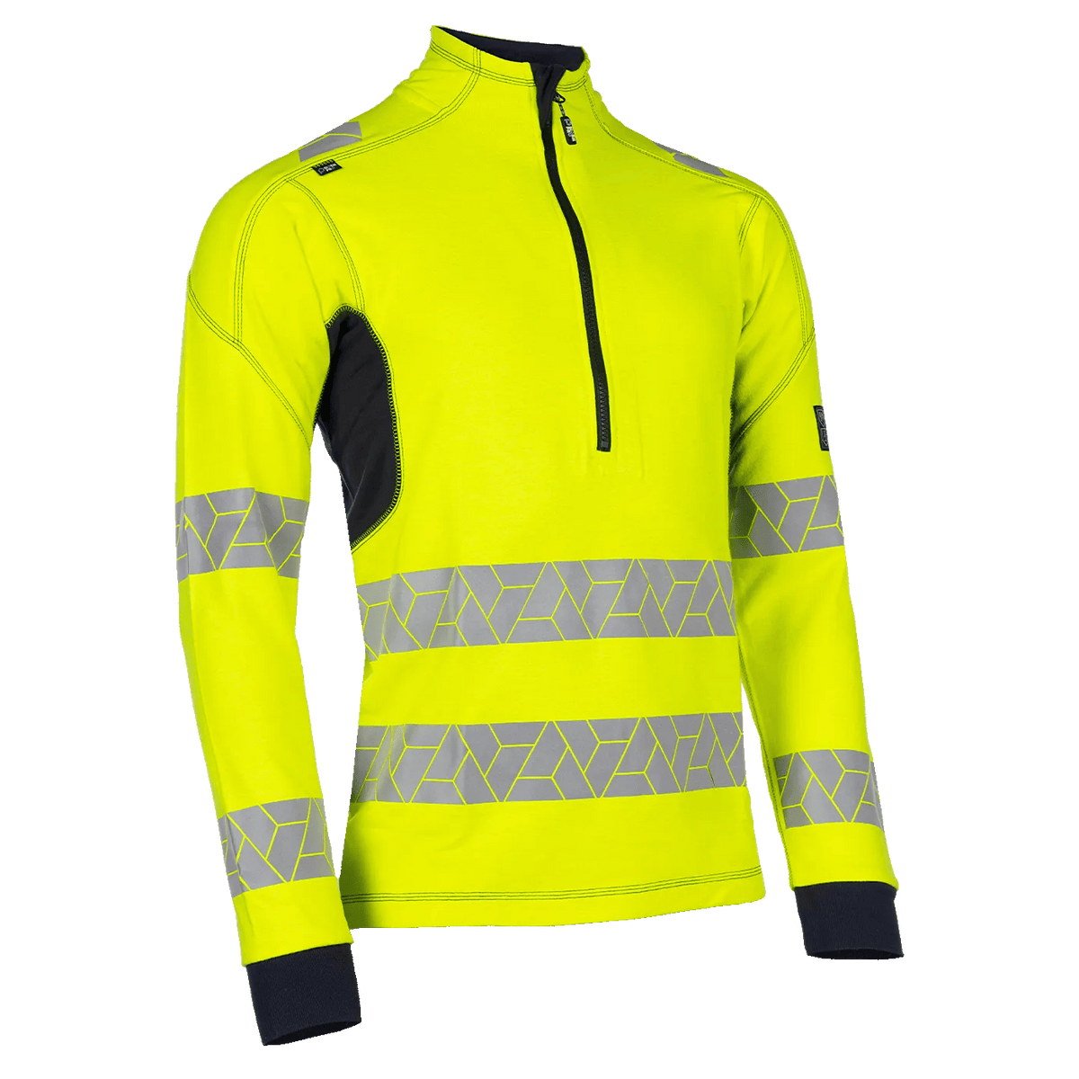 Sioen Nilsan ECO high-vis sweatshirt, half zip, ARC protection (APC1)