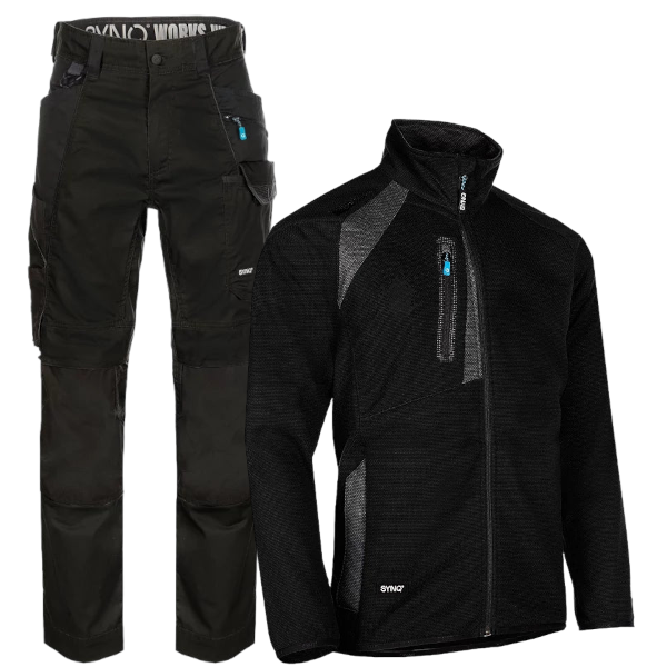 SYNQ® Sioen Enqore Midlayer Jacket and Keeper Knee Pocket Trousers