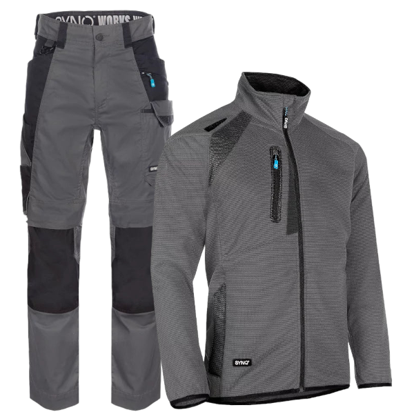SYNQ® Sioen Enqore Midlayer Jacket and Keeper Knee Pocket Trousers