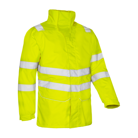 Sioen 4-in-1 Yellow Rain Jacket with Detachable Bodywarmer