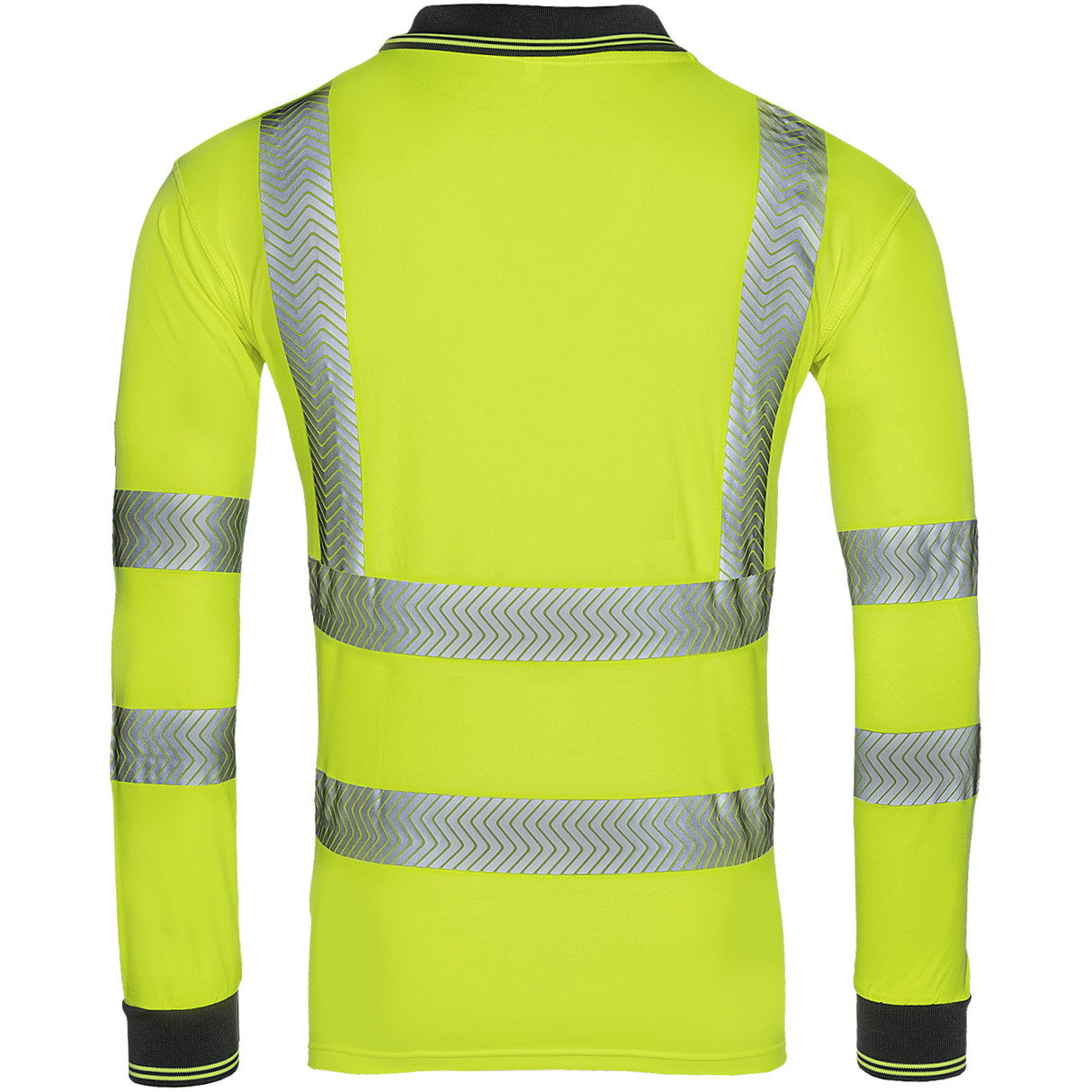 SIOEN Hi-Vis Yellow Polo Shirt Long Sleeve Casbas