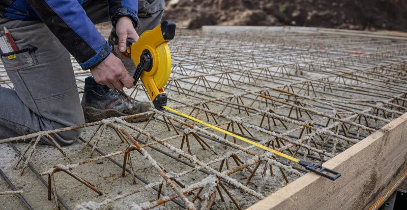 Stabila LBM 1000 STEEL 50MT Open Reel Surveyors Tape, metric scale