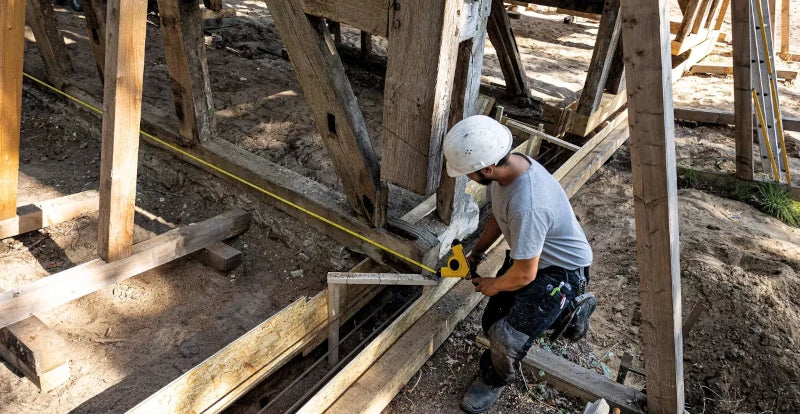 Stabila LBM 1000 STEEL 50MT Open Reel Surveyors Tape, metric scale