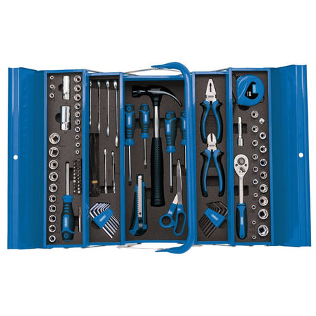 Tool Kit in Steel Cantilever Toolbox (126 Piece)