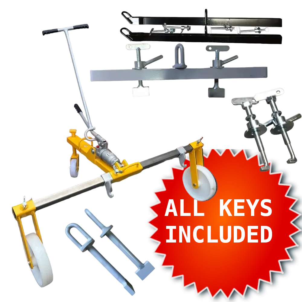 Proteus Handylift Hydraulic Manhole Cover Lifter and Lifter Key Set