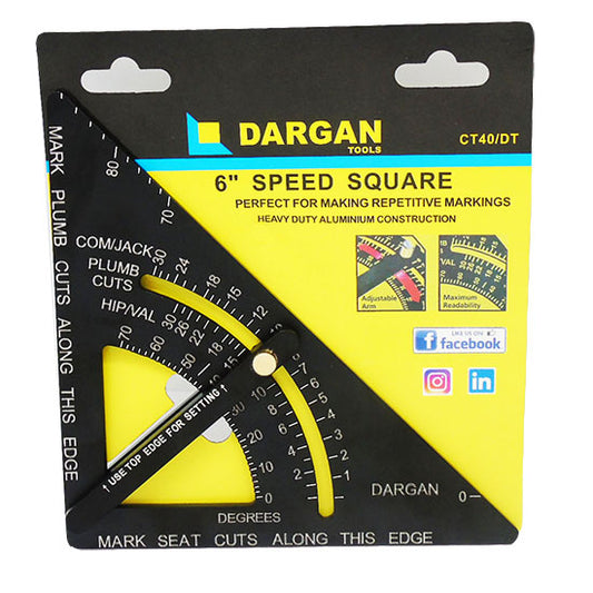 Dargan 6″ Aluminium Speed Square