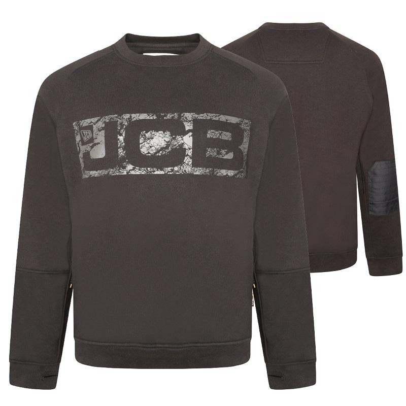 JCB Trade Black Crew Sweatshirt