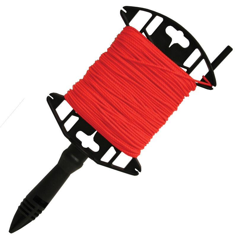 Kraft Fluorescent Orange Braided Mason's Line - 250ft Utility Winder