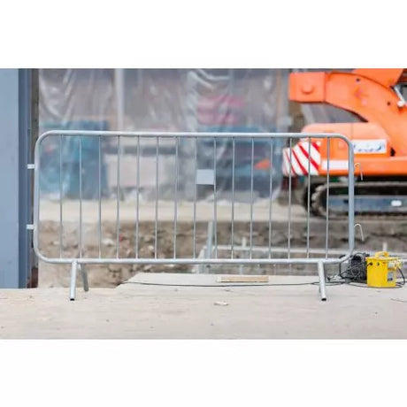 Steel Crowd Safety Barrier - Galvanised