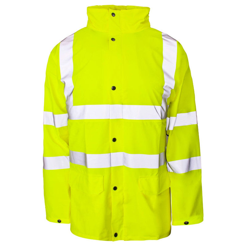 Supertouch Storm-Flex® Hi Vis Yellow PU Jacket and Trouser Suit