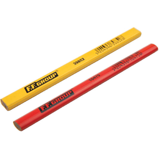 FF Group Carpenters Pencils 180mm (Pack of 12)