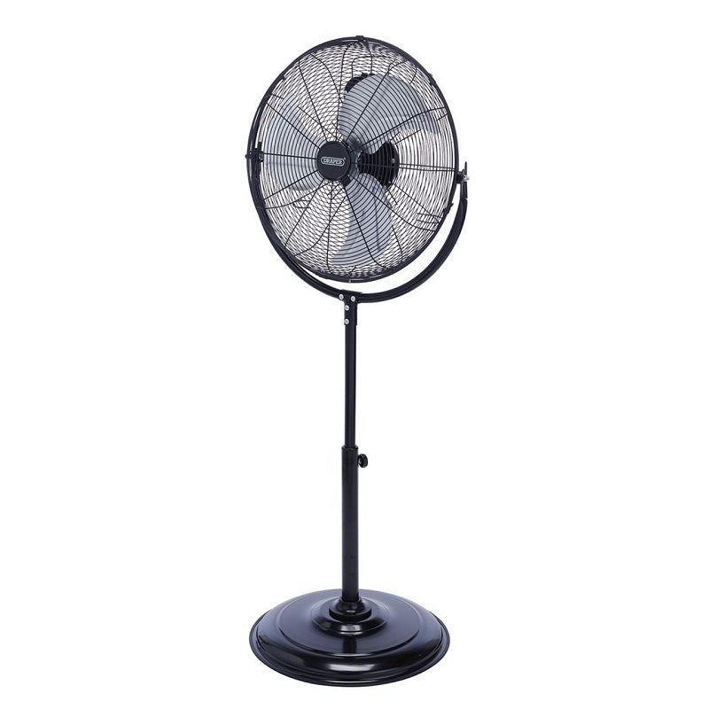 Draper Tools Heavy Duty 230V Pedestal Fan, 18"/450mm, 120W