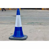 750mm Blue Plastic Road Cones