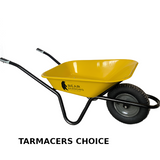 Bear Barrows X-Power 90L Yellow Tarmac Wheelbarrow