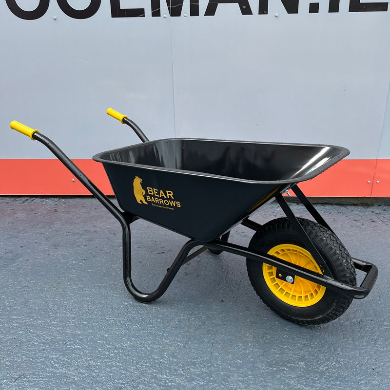 Bear Barrows 90L Black Bear Wheelbarrow