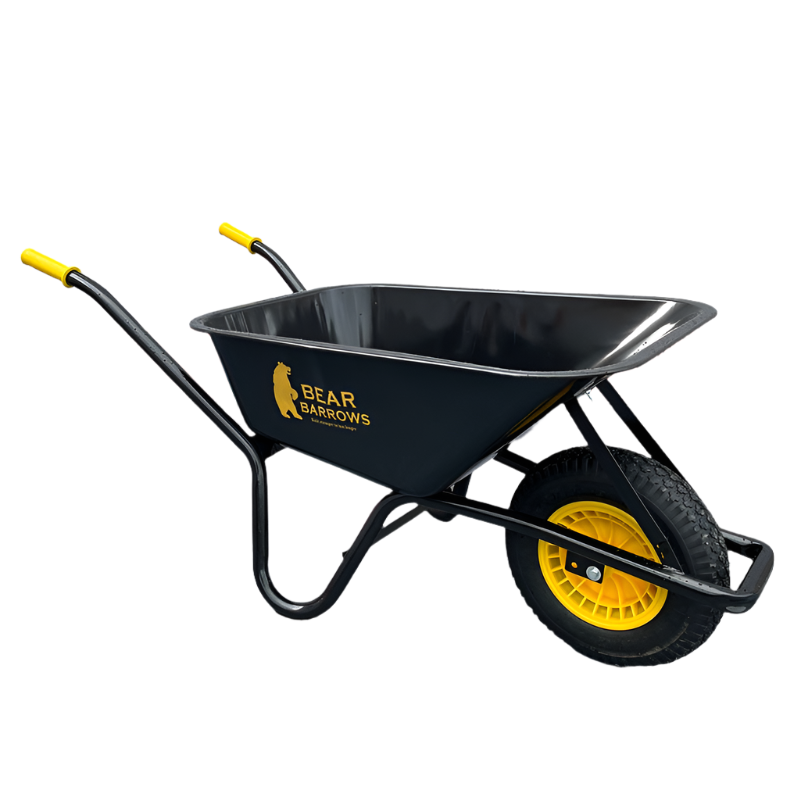 Bear Barrows 90L Black Bear Wheelbarrow