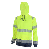 Beeswift Deltic Hi-vis Two-tone Hoodie Saturn Yellow / Navy