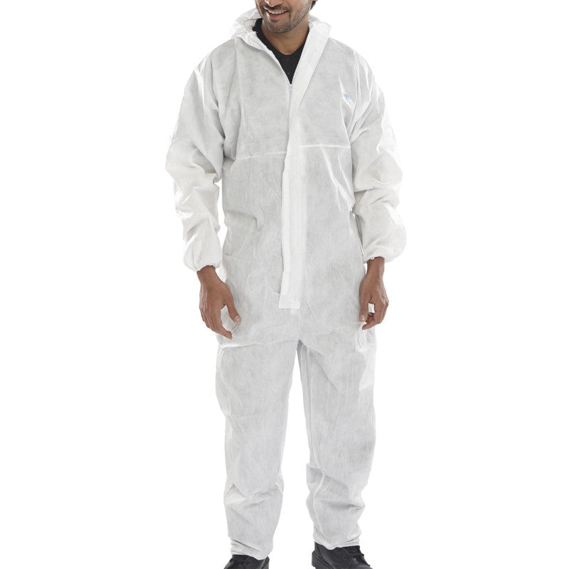 Beeswift Disposable Coverall Microporous Type 5/6 White