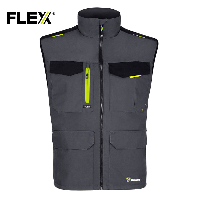 Beeswift Flex Work Gilet Two-tone Grey / Black