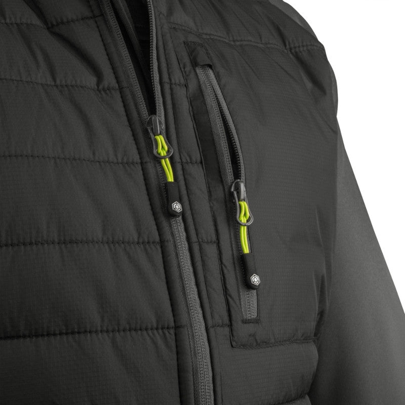 Beeswift Flex Work Padded Jacket Black/Grey