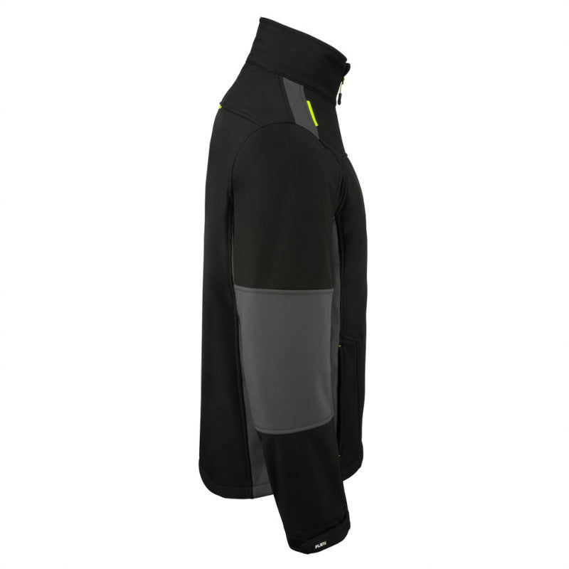 Flex Softshell Jacket Two-tone Black/Grey