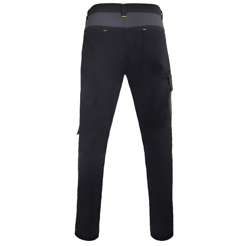 Flex Workwear Two-tone Trousers Black/Grey