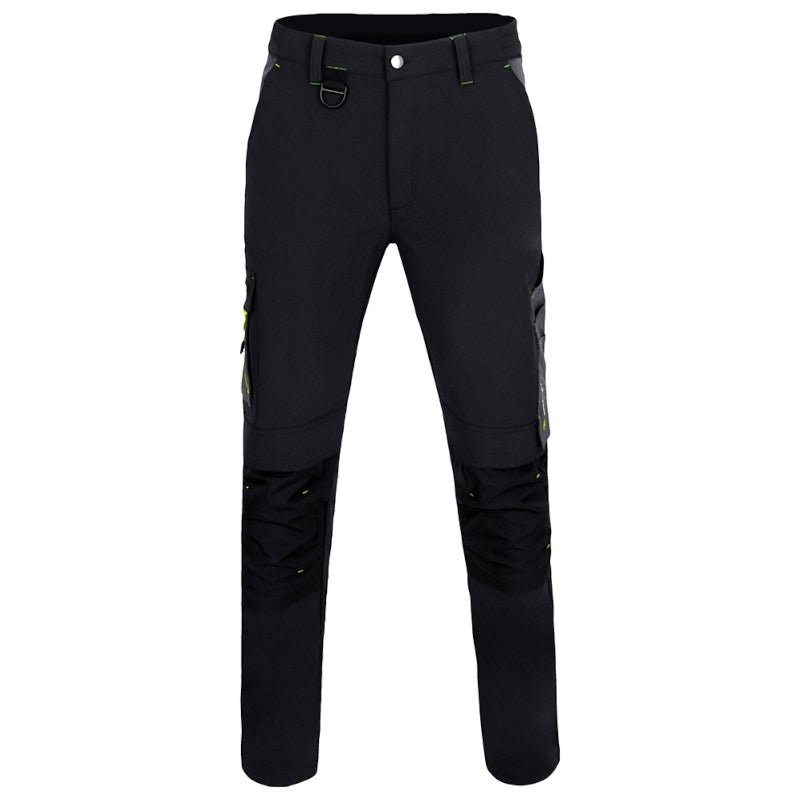 Flex Workwear Two-tone Trousers Black/Grey