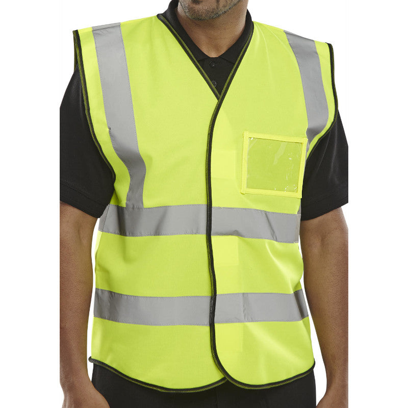 Beeswift Id Vest Hi-vis Saturn Yellow