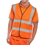 Beeswift Hi-vis Vest Orange (Pack of 10)