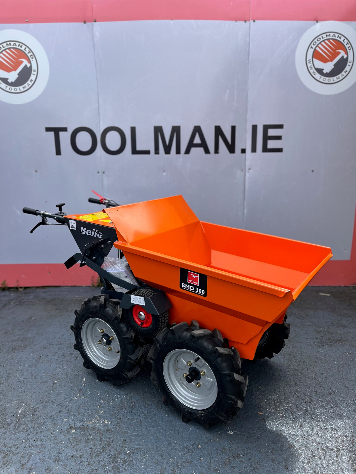 Belle Pedestrian Motorised 4-Wheel Drive Mini Dumper
