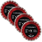 AC Brooklyn 12" Ultra Concrete Diamond Consaw Blade 300mm x 20mm Bore (Pack of 4)