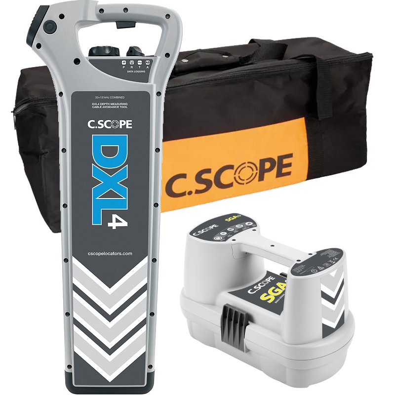 C Scope DXL4 Cable Locator Tool and SGA4 Signal Generator with FREE Carry Bag
