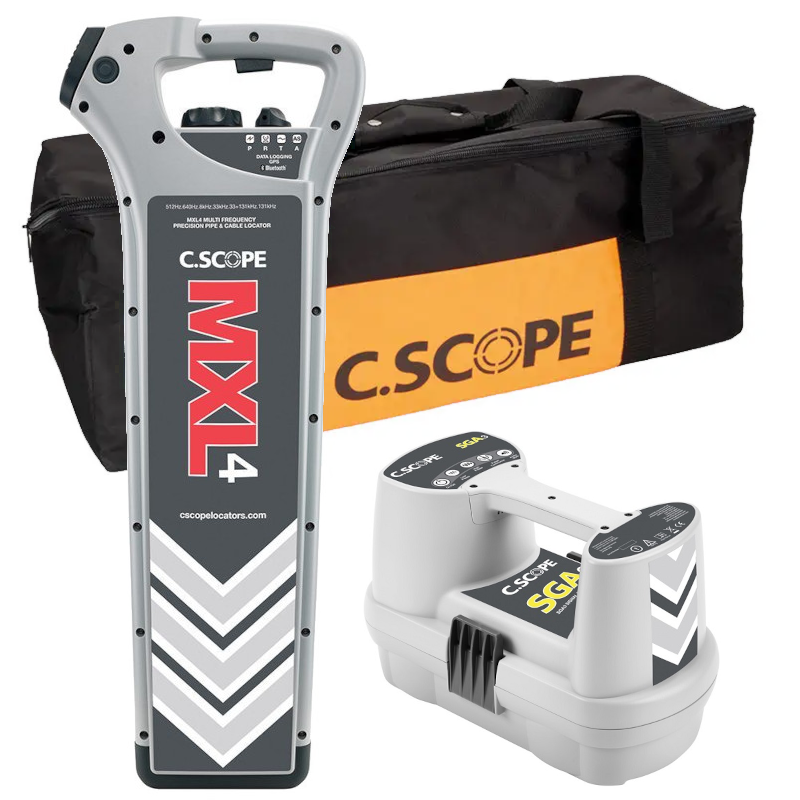 C Scope MXL4 Precision Cable Locator Tool and SGA4 Signal Generator with FREE Carry Bag