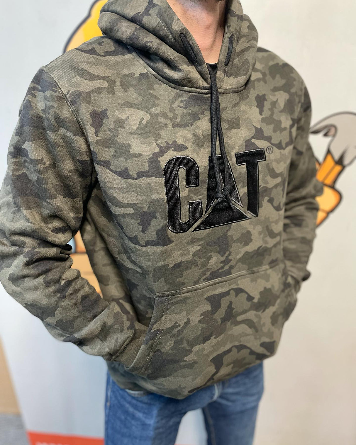 Caterpillar Trademark Camo Hoodie