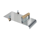 Kraft 5" x 12" 1/2"R, 3/4"D Stainless Steel Edger with Adjustable Groover