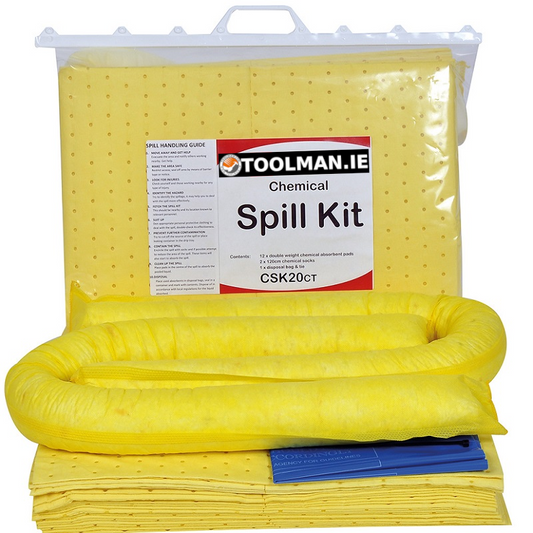 Chemical Spill Clip Top Bag Kit 20L
