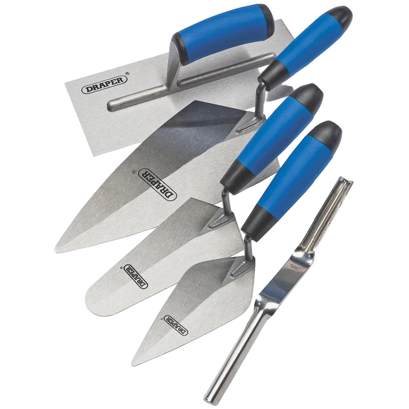 Draper Steel 5 Piece Trowel Set