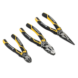 Draper High Leverage Plier Set, Yellow (3 Piece)