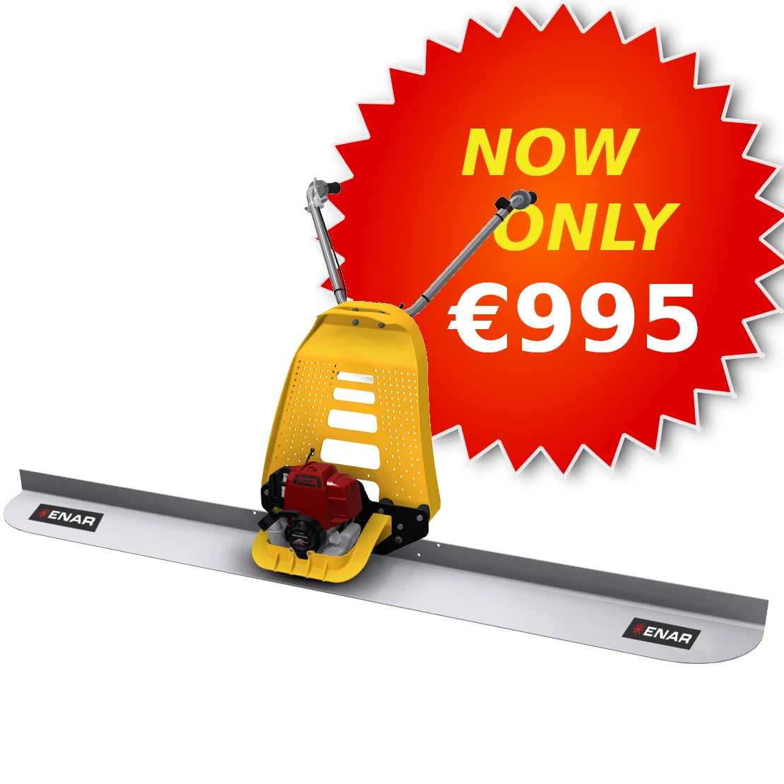 Enar Tornado Honda Concrete Vibrating Screed With 2MT Blade Toolman Limited Enar Tornado Honda Concrete Vibrating Screed With 2MT Blade Toolman Limited