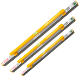 Australian 1.5m, 2.1m & 3m Aussie Concrete Screeds with Built-In Spirit Level (Pack of 3)