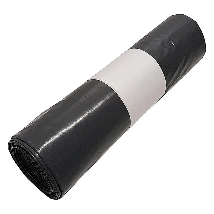 Heavy Duty 26 x 44" Builders Black Plastic Refuse Bags (Roll of 25 Bags)