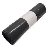 Heavy Duty 26 x 44" Builders Black Plastic Refuse Bags (8 Rolls of 25 Bags)