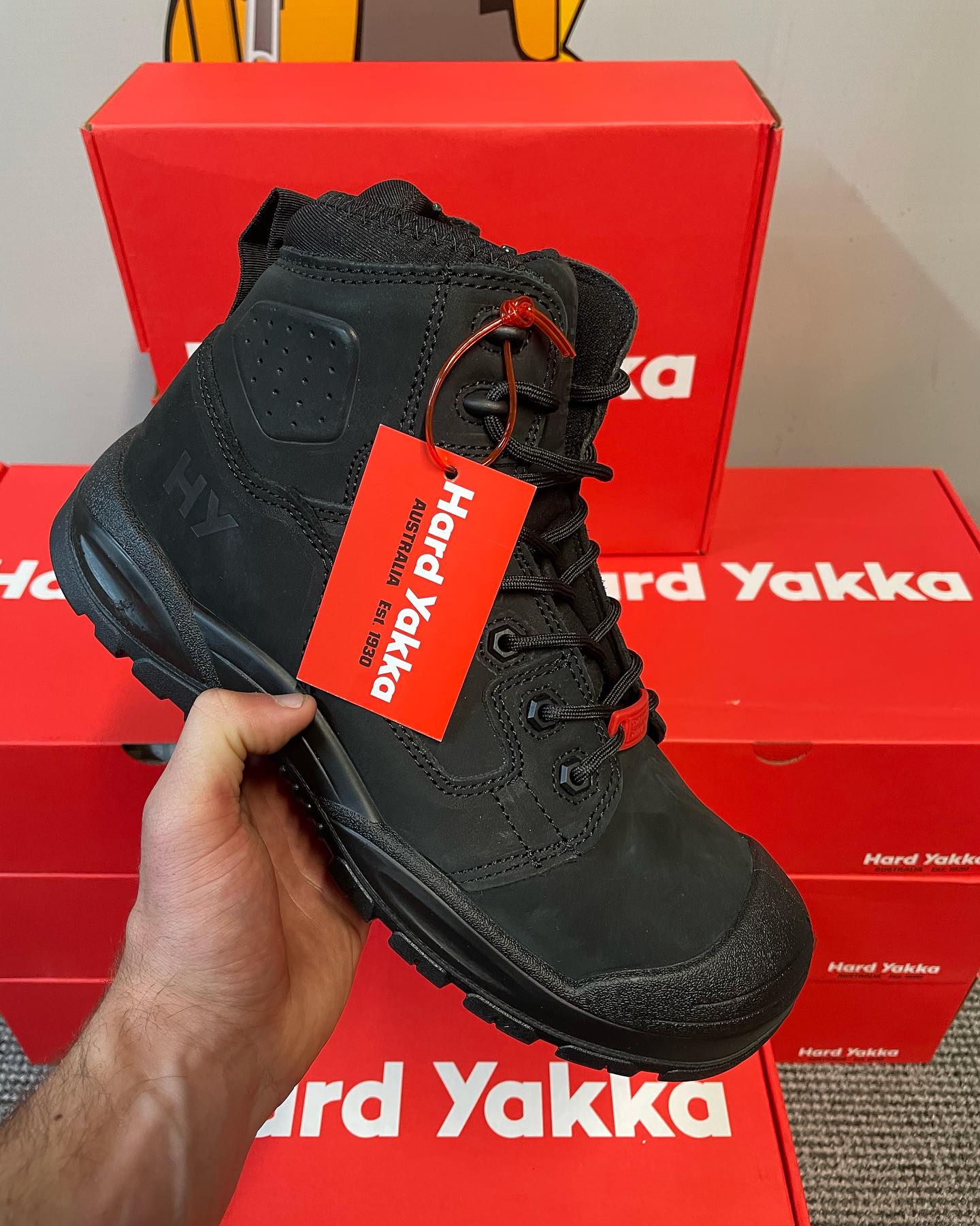 Hard Yakka Legend SBP SRA Safety Boot - Black Edition