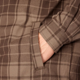Hubbard Plaid Shirt Jacket Dark Clove