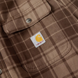 Hubbard Plaid Shirt Jacket Dark Clove