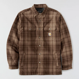 Hubbard Plaid Shirt Jacket Dark Clove