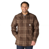 Hubbard Plaid Shirt Jacket Dark Clove