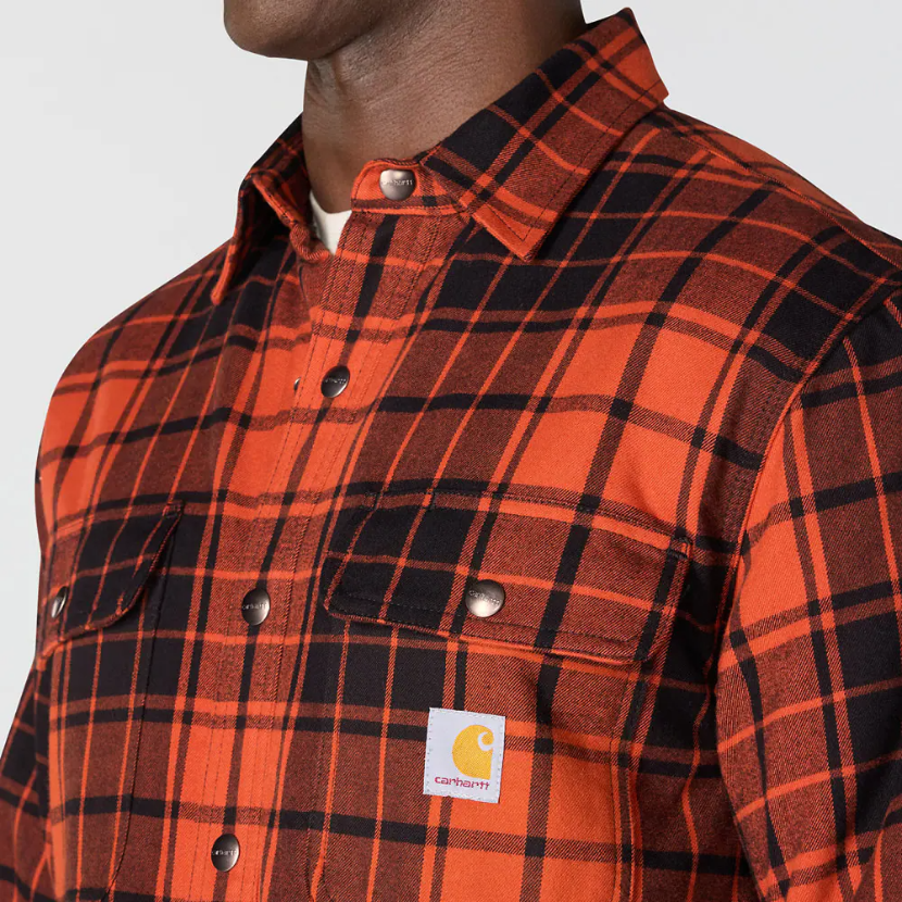 Hubbard Plaid Shirt Jacket Red