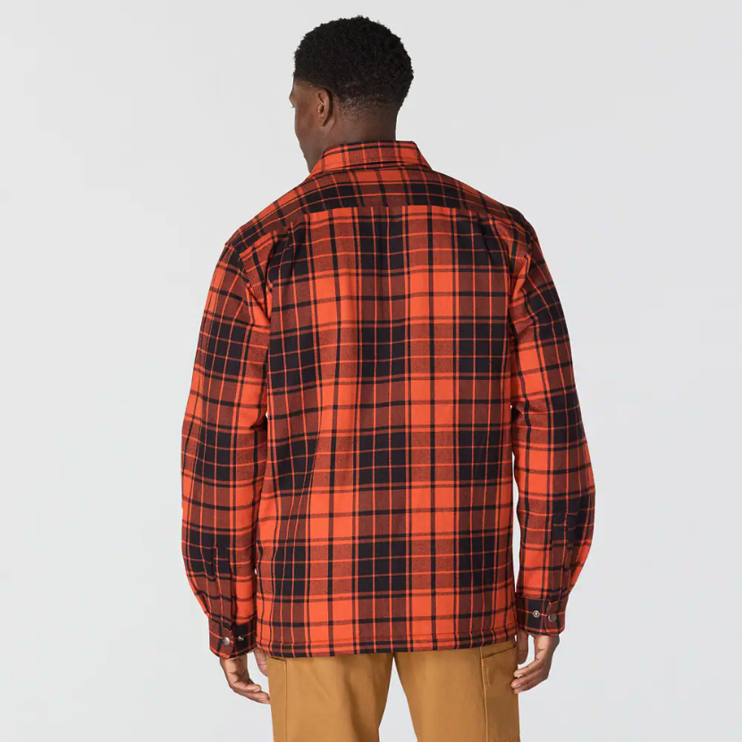 Hubbard Plaid Shirt Jacket Red