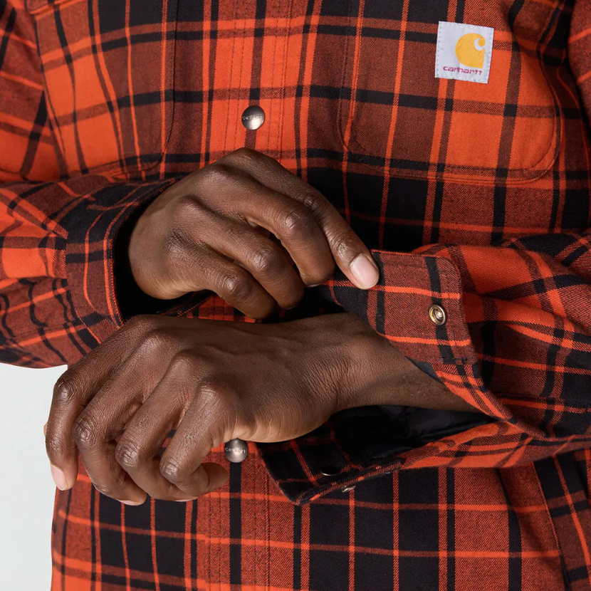 Hubbard Plaid Shirt Jacket Red